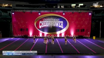Spirit Too - Starlight [2026 L1 Tiny - Novice - Evaluation Day 1] 2026 Cheer Power Trenton Showdown