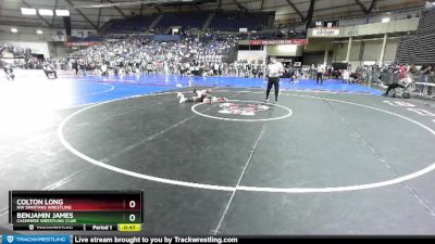 71 lbs Champ. Round 2 - Benjamin James, Cashmere Wrestling Club vs Colton Long, NW Spartans Wrestling