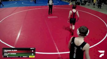 130 lbs Champ. Round 1 - Calum Sween, GMLOS vs Truman Olsem, F/MCC