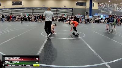 92 lbs Round 2 (8 Team) - Abram McCall, Full Circle vs Deklyn Crosby, Riverheads MS Wrestling