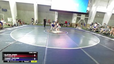 144 lbs 2nd Wrestleback (8 Team) - Slaton Jones, South Dakota vs Torrey Paplow, Minnesota Red