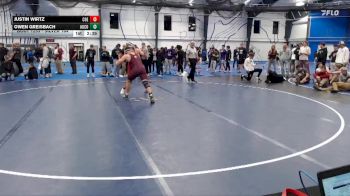 Silver 184 lbs 3rd Place Match - Owen Greisbach, Augsburg College vs Justin Wirtz, Coe