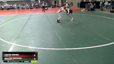 105 lbs Semis (4 Team) - Brayden Erickson, Minnewaska vs Carter Kremer, Rocori