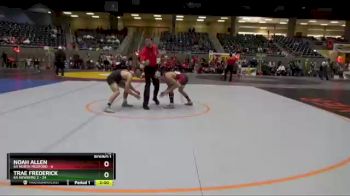 145 lbs Round 1 (4 Team) - Trae Frederick, 6A Newberg 2 vs Noah Allen, 6A North Medford