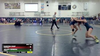 115 lbs Semifinal - Nevaya Gerberg, Liberty vs Karsten Crisp, Westview