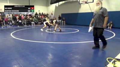 113-123 lbs 1st Place Match - Bo Kerr, North Fayette Valley vs Huston Hookom, Independence