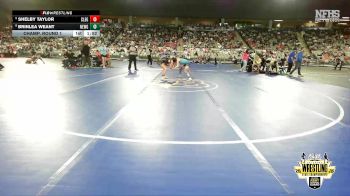 G5A-120 lbs Champ. Round 1 - Shelby Taylor, CLEVELAND (Girls) vs Brinlea Weant, NEWKIRK (Girls)