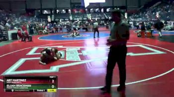 1 lbs Quarterfinal - Art Martinez, Holy Innocent`s vs Elijah Brackman, Mount Paran Christian