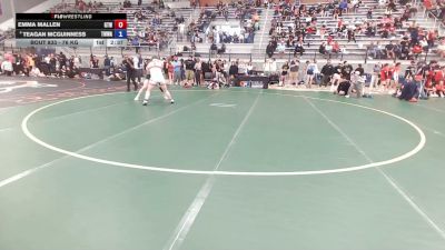 76 kg Cons. Sub-quarters - Emma Mallen, Golden Tribe Wrestling vs Teagan McGuinness, Team Worldwide Wrestling Academy LLC