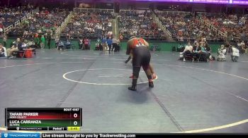 4A 285 lbs Cons. Round 1 - Tafari Parker, Hoke County vs Luca Carranza, Olympic