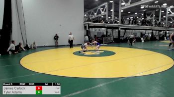125B lbs Rr Rnd 3 - James Carlock, Collegiate vs Tyler Adams, York Suburban