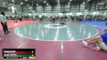 85 lbs Round 3 (6 Team) - Kason Wesby, FCA WRESTLING vs Blake Chaffin, JEFFERSON WRESTLING CLUB