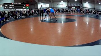 100 lbs Cons. Semi - Ella Thomas, Poland Seminary High School vs Lilly Zweifel, Gibsonburg High School