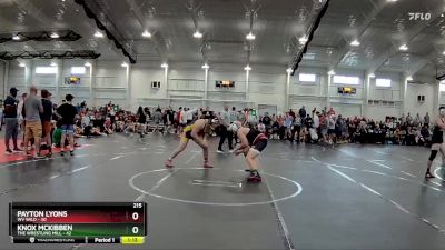 215 lbs Round 2 (4 Team) - Payton Lyons, WV Wild vs Knox Mckibben, The Wrestling Mill