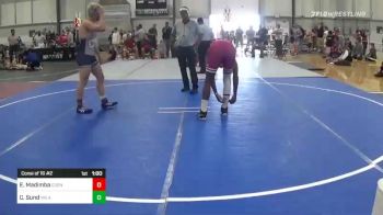 160 lbs Consi Of 16 #2 - Eli Madimba, Coon Rapids Mat Bandits vs Colton Sund, MN All Stars