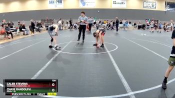 100 lbs Round 2 - Chase Randolph, POWA vs Caleb Stevens, Warhawks Wrestling