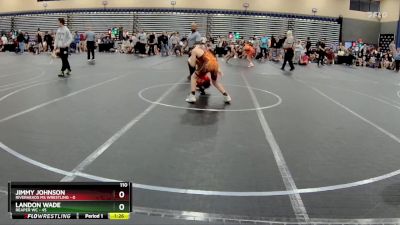 110 lbs Round 3 (4 Team) - Jimmy Johnson, Riverheads MS Wrestling vs Landon Wade, Reaper WC