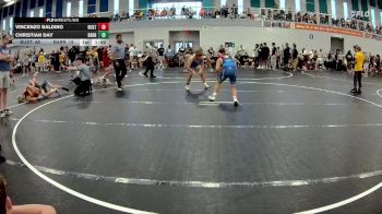 130 lbs Quarterfinals (8 Team) - Vincenzo Baldino, Buxton vs Christian Day, Team Barracuda