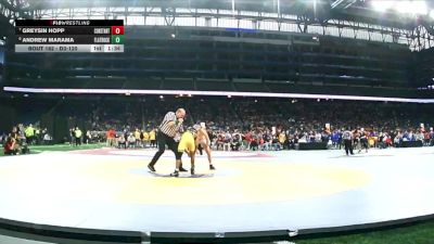 D3-120 lbs Quarterfinal - Andrew Marama, Flat Rock vs Greysin Hopp, Constantine