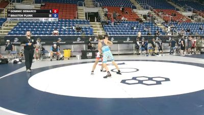 113 lbs Cons. Sub-quarters - Dominic DeMarco, Illinois vs Braxton Plunk, Oklahoma