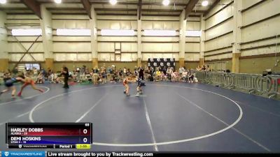 65 lbs Placement Matches (8 Team) - Harley Dobbs, Alaska vs Demi Hoskins, Utah 2