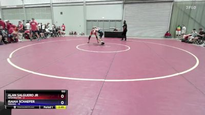 132 lbs Placement Matches (16 Team) - Alan Salguero Jr, Washington vs Isaiah Schaefer, Indiana