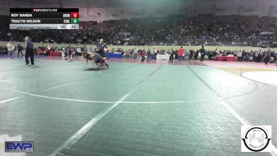 150 lbs Consi Of 16 #1 - Roy Banda, Ardmore Junior High vs Tracyn Wilson, Coalgate