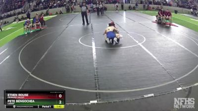 106 lbs Semifinal - Pete Bengochea, Lowry vs Ethen Rouse, Pahrump Valley