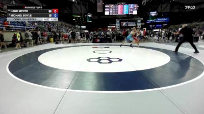 215 lbs Cons. Quarters - Hank Meyer, MN vs Michael Boyle, OH