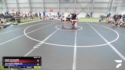 106 lbs 2nd Wrestleback (16 Team) - Jack Schauer, North Dakota Red vs Zaiyahn Ornelas, Team Nebraska