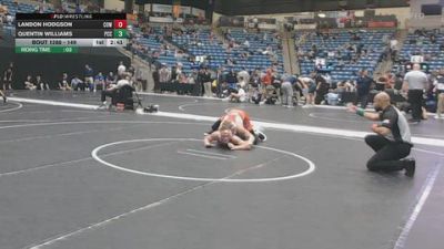149 lbs Cons. Round 2 - Quentin Williams, Pratt Community College vs Landon Hodgson, Cowley College