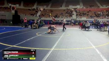 D1-150 lbs Champ. Round 1 - Jake Jampolsky, Casteel HS vs Peyton Proper, Marana