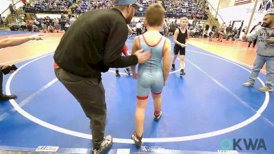 90 lbs Rr Rnd 1 - Karson Johnston, Collinsville Cardinal Youth Wrestling vs JohnLuke Sanford, Saints Wrestling Club