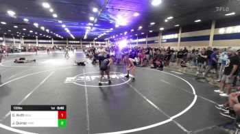 130 lbs Consi Of 8 #2 - Otis Ruth, Boulder City Wrestling vs Jesse Quiroz, Threshold WC