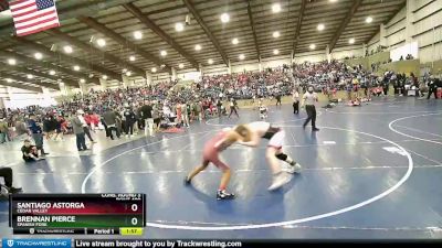 175 lbs Cons. Round 3 - Brennan Pierce, Spanish Fork vs Santiago Astorga, Cedar Valley