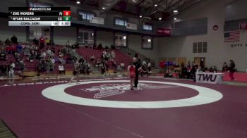 110 lbs Cons. Semi - Rylee Balcazar, Chadron vs Zoe Vickers, Pacific University