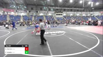 132 lbs Round Of 16 - Armando Garcia, Dodge City Wr Acd vs Fernando Ureste, Tucumcari