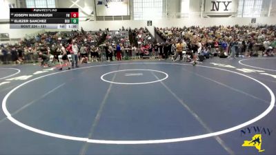 131 lbs Champ. Round 2 - Eliezer Sanchez, KD Training Center vs Joseph Wardhaugh, Fulton Wrestling
