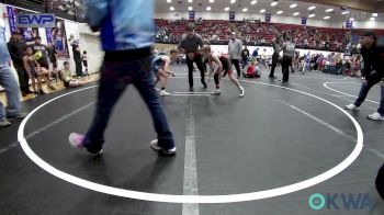 76 lbs Quarterfinal - Cale Williamson, Pauls Valley Panther Pinners vs Ryker Johnson, Division Bell Wrestling