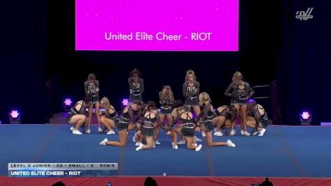 United Elite Cheer - RIOT [2026 L3 Junior - D2 - Small - B Semis] 2026 The D2 Summit