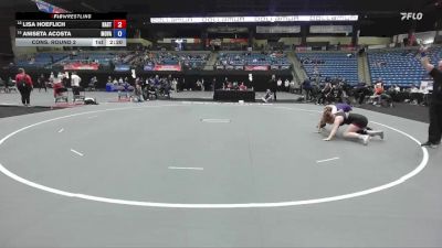 145 lbs Cons. Round 2 - Aniseta Acosta, Missouri Valley vs Lisa Hoeflich, Hastings