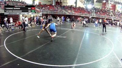 160 lbs Quarterfinal - Jayden Rodriguez, Gibbon Wrestling Club vs Dominic Surber, Wayne Wrestling Club