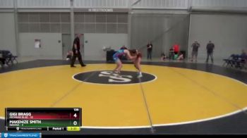 106 lbs Round 1 (8 Team) - Gigi Bragg, Michigan Blue vs Makenize Smith, Indiana