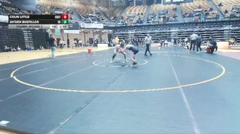 149 lbs Champ. Round 2 - Jayden Bustillos, Schreiner Univsrity vs Colin Little, Unattached