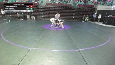 120 lbs Round Of 16 - James Powell, South Aiken vs Kai McCall, Laurens