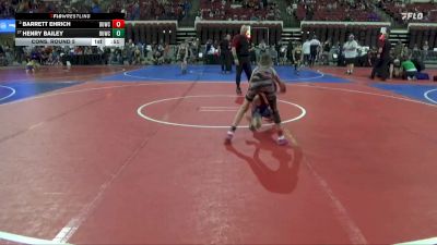 65 lbs Cons. Round 5 - Barrett Ehrich, Gladiator Wrestling Academy vs Henry Bailey, Big Game Wrestling Club MT