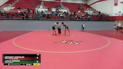 157 lbs Round 3 - Logan Deering, Frisco Reedy vs Anthony Gonzales, South Grand Prairie