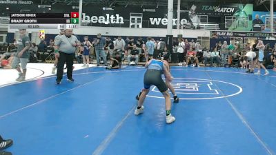 83 lbs Semifinal - Jayson Knox, Steller Trained 212th - MS vs Brady Groth, Kraken - MS