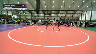 120 lbs Cons. Rd Of 16 - Thatcher Hensley, West Valley (Spokane) vs Eagle Clark