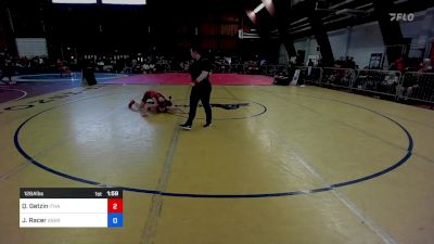 126A lbs Semifinal - Quentin Getzin, Ithaca vs James Racer, Askren